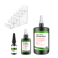 Adhésif UV pour coller le plastique, colle UV à base d'acrylique pour le collage du PMMA, du PE, du PET, de l'ABS, grand format