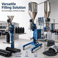 Machine de remplissage de toner semi-automatique haute vitesse avec équipement de remplissage de poudre par cellule de pesage pour cartouches de toner HP Samsung Brother