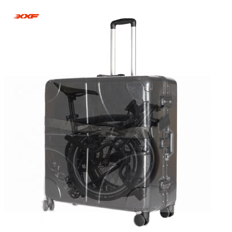 Neue ABS Faltrad Hard Travel Case Fahrrad taschen & Boxen Faltbare Fahrrad wagen tasche Gepäck Fahrrad zubehör