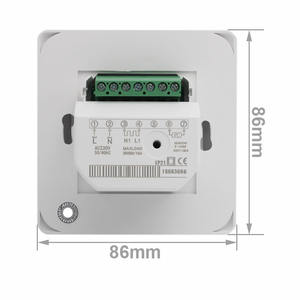 Thermostat mécanique pour chauffage par le sol Telin RTC70, contrôle intelligent <span class=keywords><strong>Nest</strong></span>, pièces pour chauffage électrique par le sol - Product Image 5