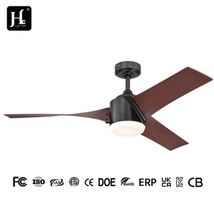 Ventilateur de plafond LED moderne de 42 et 52 pouces avec lumière, moteur DC, télécommande, silencieux, pales en ABS pour la décoration intérieure du salon et de la chambre - Product Image 5
