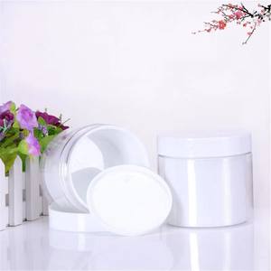 100g 200g 300g doppelwandiger transparenter Kosmetik vorrats behälter Kunststoff Hautpflege Make-up Augen creme Gesichts creme Glas mit weißen <span class=keywords><strong>ca</strong></span>. - Product Image 2