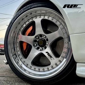 Rines Roc Custom de 18 Pulgadas, 2 Piezas, Forjados, JDM <span class=keywords><strong>Nismo</strong></span> LMGT1, 5 Radios, 5x114.3 para <span class=keywords><strong>Nissan</strong></span> Skyline GT-R R32 R33 <span class=keywords><strong>R34</strong></span> - Product Image 6