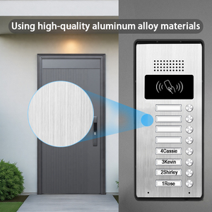 Sistema de teléfono de puerta de Audio, intercomunicador de 2 cables, teclado de Metal, comunicación de voz impermeable para apartamento, Villa - Product Image 4