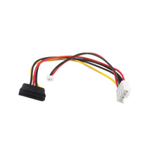 Câble d'alimentation SATA pour enregistreur vidéo Hikvision 4 broches vers adaptateur secteur disque dur SATA HDD 2PIN vers SATA 15PIN