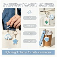 Porte-clés en gros, mignons, en PVC souple, petits cadeaux, porte-clés en caoutchouc de dessin animé, cadeaux promotionnels pour événements, emballage de détail, porte-clés OEM