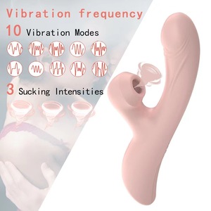 USB 충전 난방 여성 음핵 오르가즘 자위 빨아 여자 진동 섹스 토이 10 주파수 강한 충격 100% 진동기 - Product Image 2