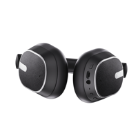 Casque Bluetooth supra-auriculaire avec commande vocale en anglais, Bluetooth 6.0, sans fil, à réduction de bruit active (ANC), avec boîtier de charge, idéal pour un cadeau