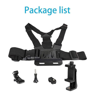 Soporte de Pecho 5 en 1 Ajustable con Clip Elástico Rápido para Teléfono y Cámara de Acción, Compatible con GoPro Hero 13, Insta360 X5, <span class=keywords><strong>DJI</strong></span> <span class=keywords><strong>Osmo</strong></span> <span class=keywords><strong>6</strong></span> - Product Image 5
