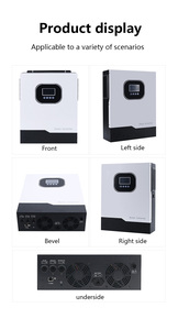 Inversor solar híbrido 1.5KW a 13KW Monofásico 24V 4.2KW 5KVA Controlador de carga MPPT dual Onda sinusoidal pura para uso doméstico WiFi - Product Image 6