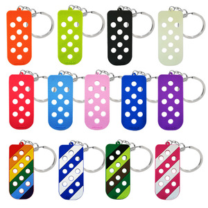 Wholesale Custom Keychains with Holes and Personalized Star Designs Colorful and Adorable Keychains for Both Children and Adults