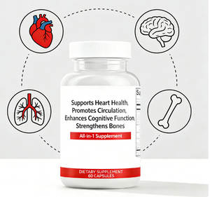 Mezcla Multivitamínica Todo en Uno COQ10 Omega-3 con Minerales y Antioxidantes, Apoyo para el Corazón, Energía e Inmunidad, 60 Cápsulas/Botella - Product Image 5