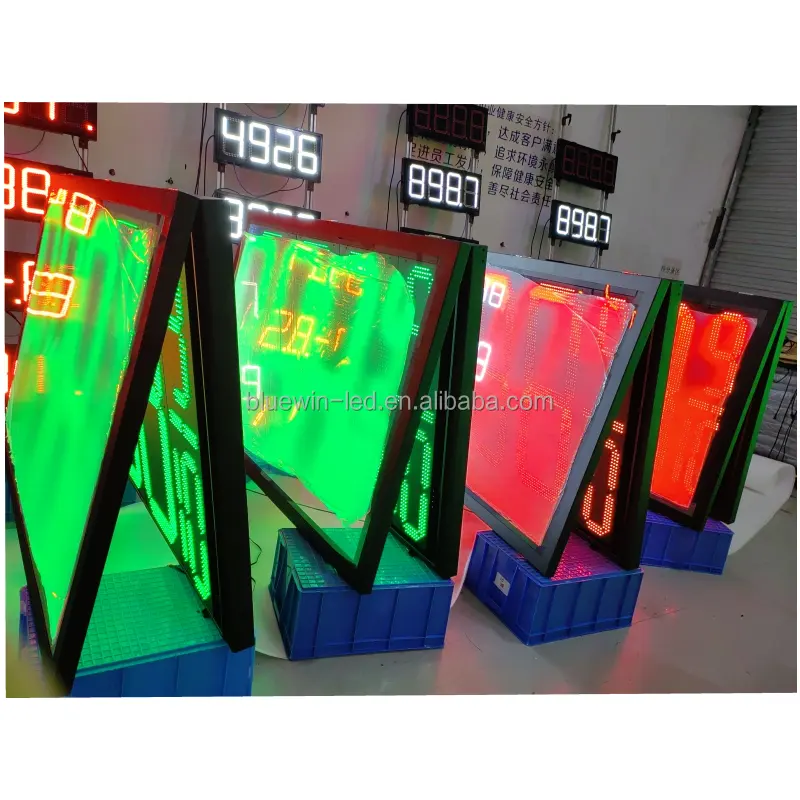 LED gas price sign with old gas sign hot sale