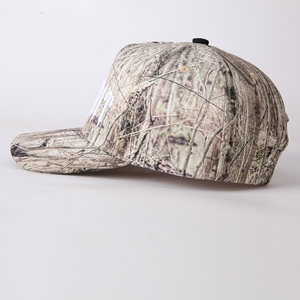 Chất Lượng Cao Bán Buôn Tùy Chỉnh Thêu Logo 5 Bảng Điều Chỉnh Camo Thời Trang Trống Cha Hat Không Có Cấu Trúc Cây In Mũ Bóng Chày - Product Image 4