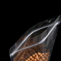Sacs transparents givrés en gros d'usine sacs d'emballage d'emballage de sac en plastique alimentaire pour chocolat