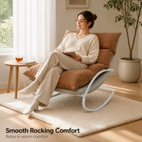 Fauteuil Poire Moderne de Luxe en Tissu Lavable – Canapé Confortable pour Appartement, Dortoir, Salle à Manger, Hôtel, Salon, Villa