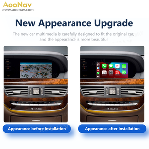 Boîte de liaison miroir système Linux pour Benz NTG 3.0/3.5/4.0 adaptateur d'autoradio sans fil Apple CarPlay stéréo Oem mise à niveau de l'écran - Product Image 3