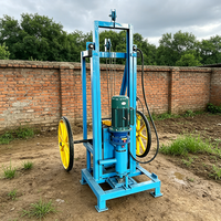 Pompe de forage de puits d'eau télescopique entièrement électrique écologique MKD-110D, diamètre 300 mm, profondeur max. 120 m, compacte pour la ferme