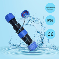 Connecteur en plastique électrique étanche industriel weipc personnalisé SP11 SP13 SP17 SP21 SP29 IP68 SP