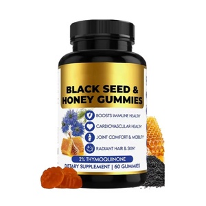 Black Seed Oil <strong>Gummies</strong> 2%Thymoquinone Immune Support Gummy Vitamins Apple Cider Vinegar Multivitamin Black Seed Honey <strong>Gummies</strong> - Product Image 2