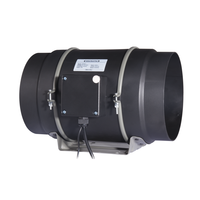 Logo Marque Booster Fan 4 Pouces 100mm Register Booster Fan Inline Duct Fan Équipé d'une Base Détachable Facilement Haute Qualité