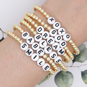 <span class=keywords><strong>Bracelet</strong></span> en acier inoxydable pour hommes et femmes, avec perles rondes boho, colorées, bon marché, fait à la main, vente en gros, nouvelle mode - Product Image 3