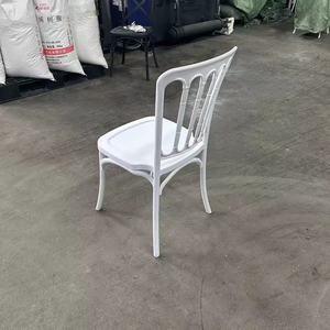 Silla Chiavari Blanca para Eventos, Silla <span class=keywords><strong>Tiffany</strong></span> de Resina Blanca para Exteriores, Tipos de Muebles para Hoteles, Silla de Boda al por Mayor con Cojines - Product Image 4