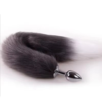 Queue de renard en fausse fourrure, plug anal doux et confortable, étanche, écologique, jouet intime pour femmes, accessoires de flirt romantique pour adultes