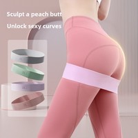 Ensemble d'équipements auxiliaires de yoga : Bandes de résistance pour jambes et hanches, balles de Pilates Bobo, équipement de fitness unisexe avec fermeture à boucle, coffret cadeau
