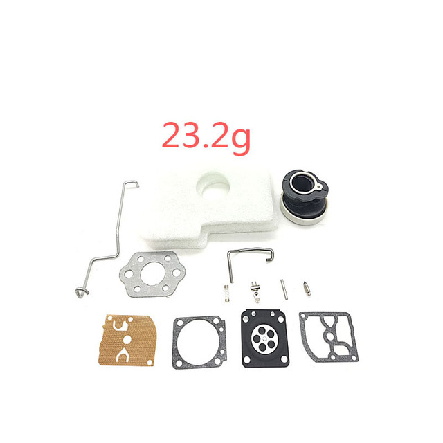 Brush Cutter Spare Parts Carburetor Repair Kit 33cc Grass Trimmer Petrol / Gas Straight Metal Blade