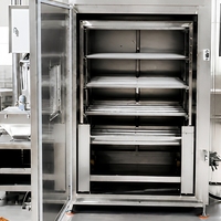 Machine à fumer industrielle pour aliments, équipement de fumage en acier inoxydable pour la transformation de la viande et du poisson