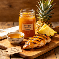 Arôme Ananas Naturel/Synthétique Hydrosoluble Liposoluble Émulsifié Marque ZEAL Durée de Conservation 24 Mois Arôme Liquide/Huile