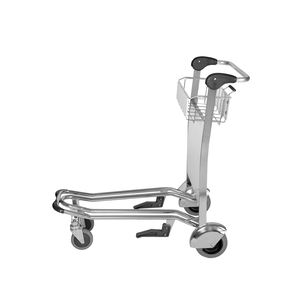 Roestvrijstalen Luchthaven Bagagebagage Passagierstrolley Met Rem Luchthaven Bagage Kar - Product Image 3