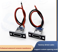 Connecteur de charge rapide USB EZON Type-C femelle avec plaque de fixation pour câble, idéal pour la modification et la réparation de petits appareils DIY, 2P 20V