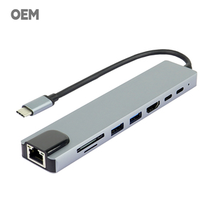 8-in-1 Chuyên Nghiệp <span class=keywords><strong>Dock</strong></span> Flagship photorealistic hiển thị với ổn định 100W cung cấp điện adapter auto-cảm biến cổng cho máy ảnh sử dụng - Product Image 2