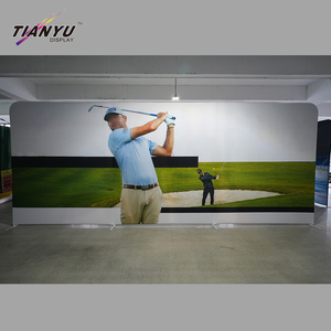 لافتة قماشية كبيرة مطبوعة للعرض التجاري والإعلاني، خلفية قماشية بسحاب 6×3 متر مع حامل في الصين - Product Image 6