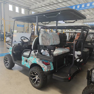 Voiturette de golf électrique 4 places de luxe 2026 avec grand espace de chargement, moteur 3500W-7500W, autonomie 50-70km, élégante et performante - Product Image 4