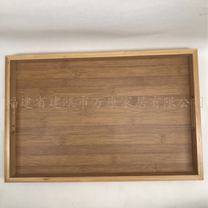 ถาดไม้ไผ่ Wankang ขนาด 38.5x25.5x4 ซม. ดีไซน์เรียบง่าย สำหรับเสิร์ฟชา ผลไม้ ใช้ในครัว ร้านอาหาร คาเฟ่ - Product Image 2