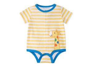 Combinaison d'été pour bébés garçons, motif simple et mignon, en coton brodé – Grande Vente - Product Image 5