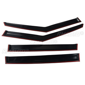4 déflecteurs de vitres pare-pluie et pare-soleil pour Mitsubishi Outlander 2022 2023, accessoires de protection des portières - Product Image 2