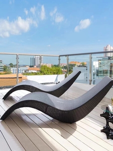 Popolare PE Rattan giardino per il tempo libero impermeabile piscina Recliner all'aperto piscina mobili <span class=keywords><strong>spiaggia</strong></span> Hotel <span class=keywords><strong>lettino</strong></span> <span class=keywords><strong>prendisole</strong></span> - Product Image 3
