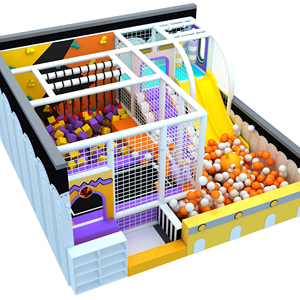 Nuevo diseño 6M * 6M * 2,8 M <span class=keywords><strong>Parque</strong></span> <span class=keywords><strong>de</strong></span> trampolín con <span class=keywords><strong>bolas</strong></span> Pit Gran patio <span class=keywords><strong>de</strong></span> recreo interior Gran oferta Trampolín <span class=keywords><strong>de</strong></span> espuma para niños - Product Image 6