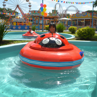 QIQU Prix Pas Cher avec Musique et Lumières LED 3 Conceptions Mignonnes pour Enfants et Adultes pour Piscine Gonflable Eau Électrique Bumper Boats