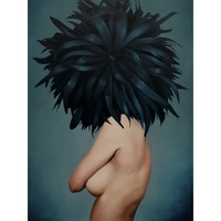 Peintures sur toile imprimées numériquement, portrait de femmes nues sexy, cadre en bois coloré, pour décoration murale de salon