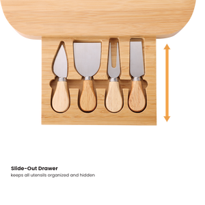 CEB03-1 en gros fromage planche à découper bambou charcuterie planches plateau de service plateau à fromage couteau trancheuse Cutter outils et Gadgets - Product Image 5