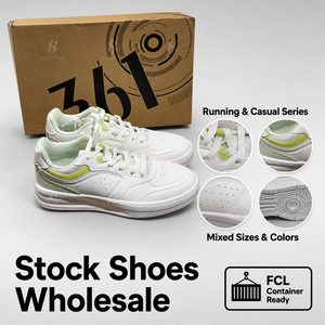 Chaussures en cuir synthétique pour le sport, surplus de Chine, pour la vente en gros aux magasins de chaussures - Product Image 1