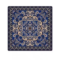 Tapis de mahjong imprimé de style américain, tapis de jeu en caoutchouc épaissi, anti-bruit et antidérapant, personnalisable pour la vente en gros