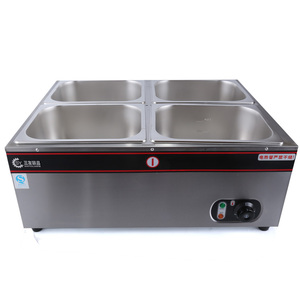 Alta calidad GN grande equipo eléctrico equipo <span class=keywords><strong>de</strong></span> restaurante/calentamiento 4 Bain Marie estación - Product Image 3