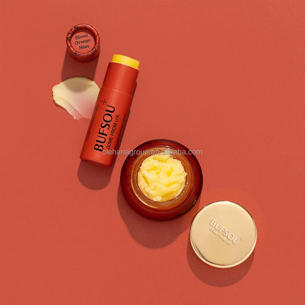 Venta caliente Kit de cuidado de labios Juego de regalo Todo Natural Mint Sugar Scrub Honey Hidratante Lip Sleeping Mask 6 en 1 Juego de cuidado de labios