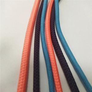 Silicone Ends Drawstring Cords for Hoodies Coated Polyester Drawcords with Finishing for Garments - Product Image 2